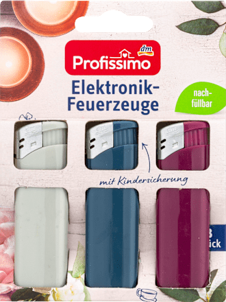 Elektronik-Feuerzeuge sortiert Profissimo