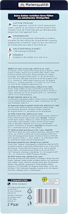 Barfuß Sohlen Gr. 42-46 (2 Paar) Balea