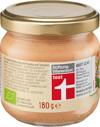 Vegánska nátierka Toskana s paprikou a paradajkami  dmBio