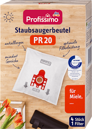 Vrečke za sesalec (PR 20), 4 vrečke + 1 filter Profissimo