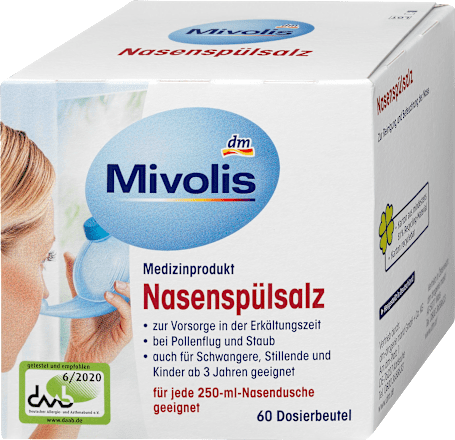 Soľ na výplach nosa  Mivolis