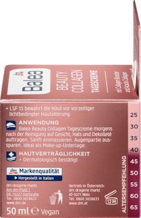 Gesichtscreme Beauty Collagen LSF 15 Balea
