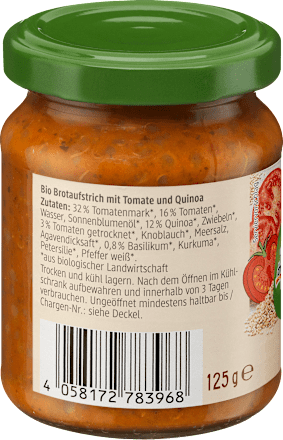 Aufstrich Tomate & Quinoa dmBio
