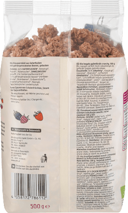 Müsli Crunchy, Beeren dmBio