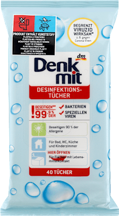 Desinfektions-Tücher Denkmit