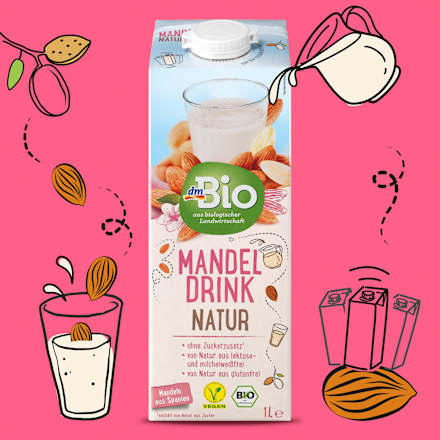 Mandeldrink, natur dmBio