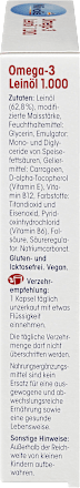 Omega-3 Leinöl 1.000, Kapseln 30 St. Mivolis