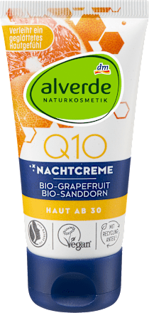 Nachtcreme Q10  alverde NATURKOSMETIK