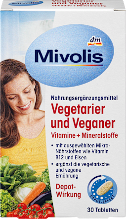 tablety pro vegany a vegetariány Mivolis