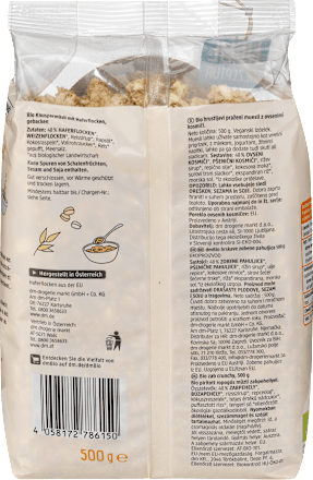 Knuspermüsli Hafer Crunchy dmBio