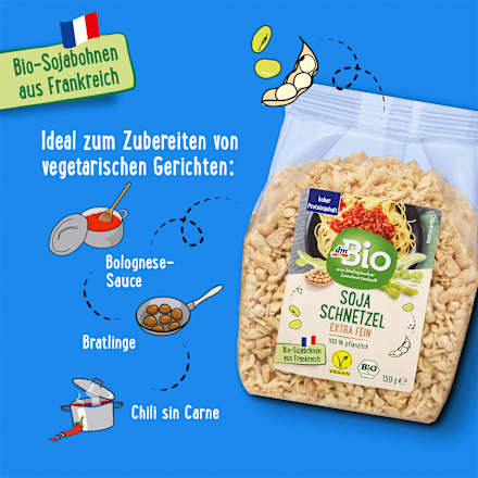 Soja Schnetzel extra fein dmBio