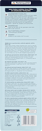 Einlegesohlen Sport & Sneaker, weiß Gr. 38/39 (1 Paar) Balea