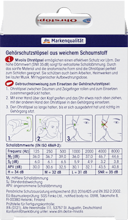 Ohrstöpsel Mivolis
