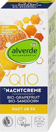 Nachtcreme Q10  alverde NATURKOSMETIK