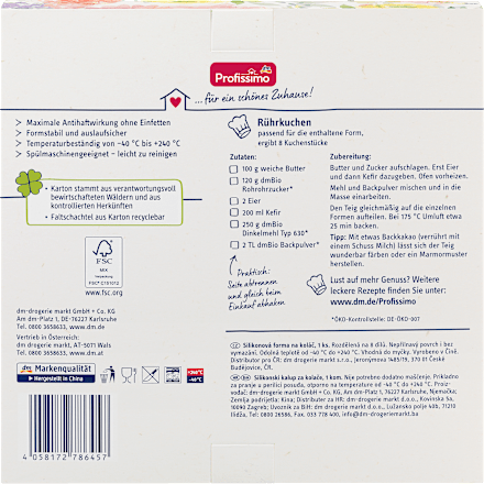 Kuchenstück-Backform Profissimo