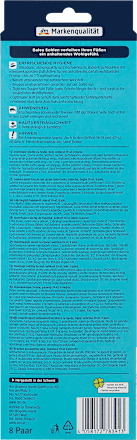 Osvežujoči vložki za čevlje, velikost 39-41 (8 parov) Balea