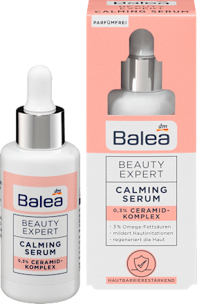 BEAUTY EXPERT umirujući serum za lice - 0,3% ceramid kompleksa i 3% omega masne kiseline Balea