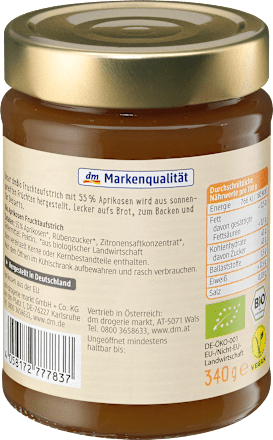 Bio extradzsem 55% sárgabarackkal dmBio