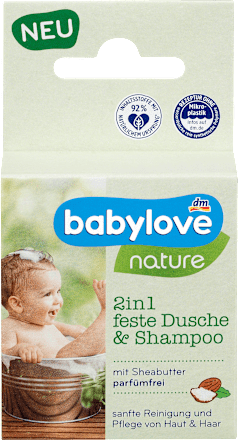 Твърд сапун за коса и тяло nature 2 в 1 babylove nature
