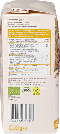 BIO mąka pszenna typ 405 dmBio