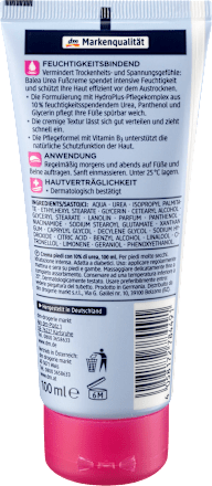 Fußcreme 10 % Urea Balea