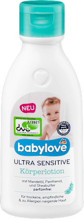 Körperlotion ultra sensitive babylove