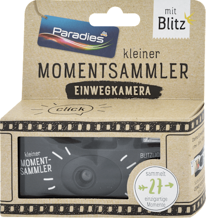 Jednorázový fotoaparát s bleskom Paradies