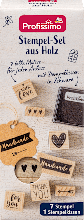 Zestaw stempli z drewna Profissimo