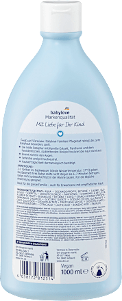 Badezusatz Pflegebad Familie sensitiv babylove