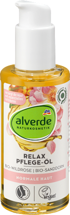 Körperöl Relax Bio-Wildrose, Bio-Sanddorn alverde NATURKOSMETIK