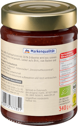 Jahodová nátierka dmBio