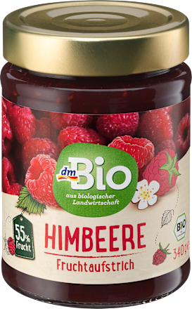 Fruchtaufstrich, Himbeere 55 % Frucht dmBio