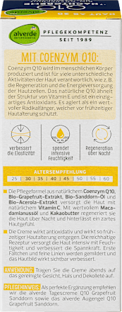 Nachtcreme Q10  alverde NATURKOSMETIK