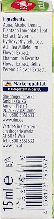 Rashladni biljni gel nakon ujeda insekta za decu S-QUiTO free