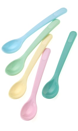 Cucchiaini per mangiare da soli babylove