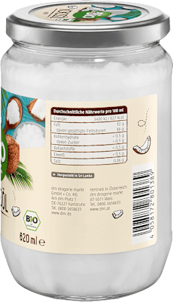 Kokosöl, nativ, Naturland dmBio