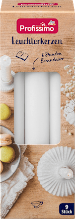 Álló gyertya fehér Profissimo