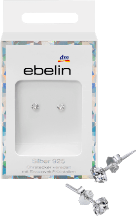 Ohrstecker 925 Silber veredelt mit Swarovski® Kristallen ebelin