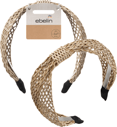 Opaska do włosów, słomkowa ebelin