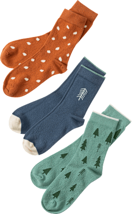 3er Pack Kinder Socken, Gr. 31-34, mit Baumwolle PUSBLU