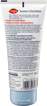 Insektenschutzlotion mit Zitroneneukalyptus S-QUiTO free