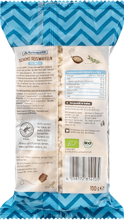 Bio puffasztott rizsszelet tejcsokoládéval bevonva dmBio