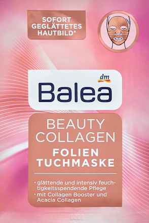 Tuchmaske Beauty Collagen Folien Balea
