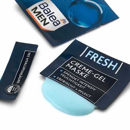 Maska kremowo-żelowa Fresh Balea MEN