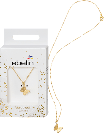 Halskette Schmetterling vergoldeter Modeschmuck ebelin