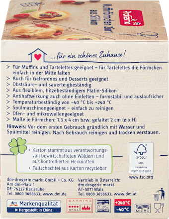 Foremki do muffinek 2w1, silikonowe Profissimo