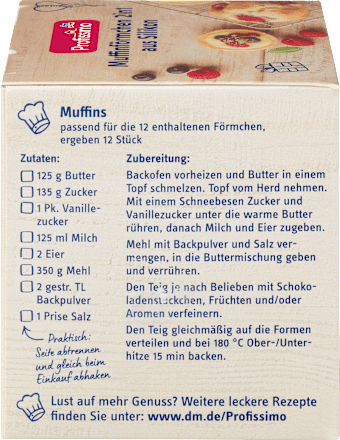 Foremki do muffinek 2w1, silikonowe Profissimo