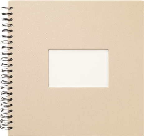 Fotoalbum Profi 30x30 cm,&nbsp;Beige mit&nbsp;weißen Innenseiten Paradies