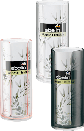 Wattepad-Behälter Acryl sortiert ebelin