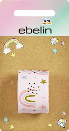 Snap Armband hellrosa im Regenbogen-Design ebelin